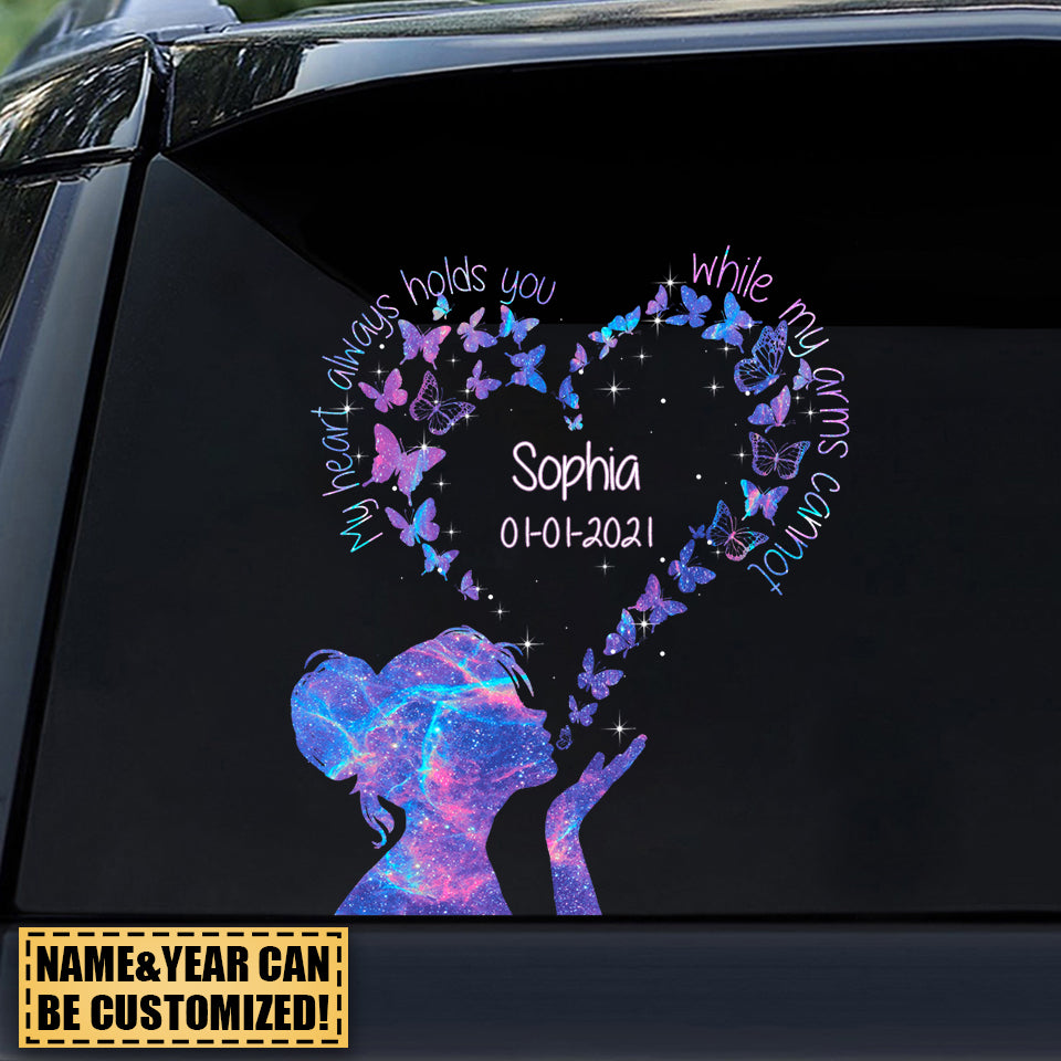 My Heart Always Holds You - Memorial Personalized Decal