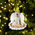 Akita Inu-In The Hands Of God Xmas-Two Sided Ornament