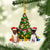 Basenji-Xmas Tree&Dog-Two Sided Ornament