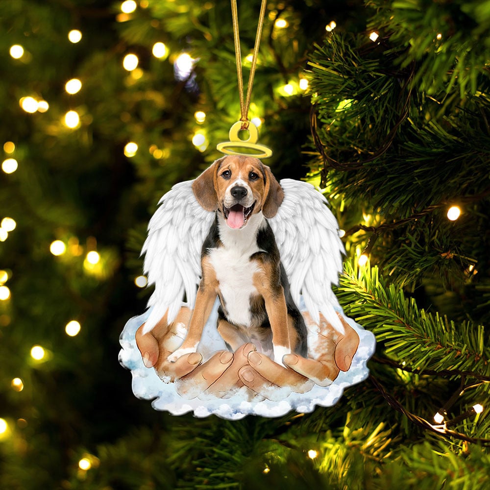 Beagle-In The Hands Of God Xmas-Two Sided Ornament