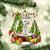 Bedlington Terrier-Christmas Crystal Box Dog-Two Sided Ornament