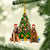 Bloodhound-Xmas Tree&Dog-Two Sided Ornament