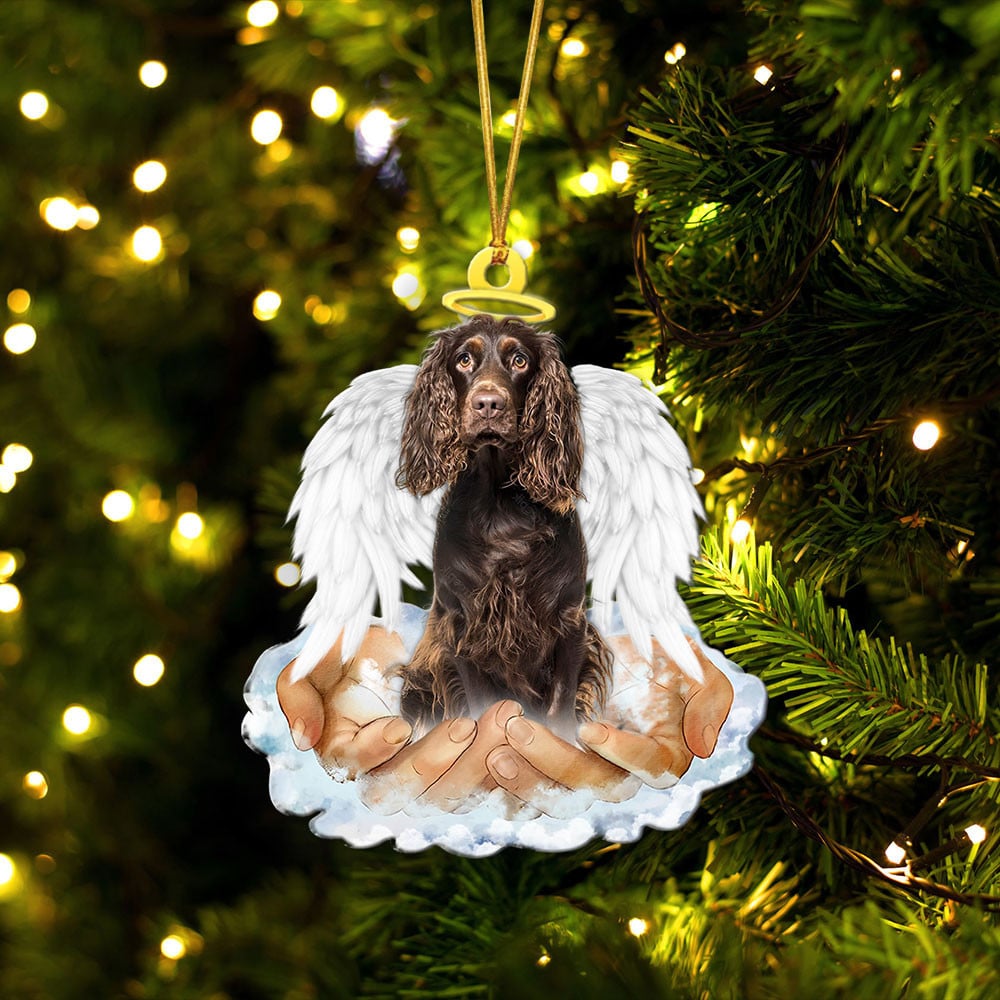 Boykin Spaniel-In The Hands Of God Xmas-Two Sided Ornament