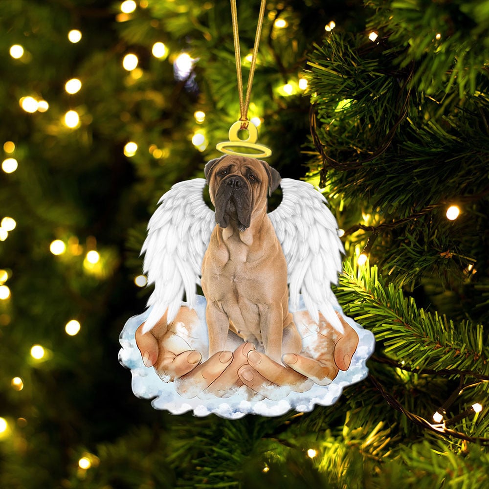 Bullmastiff-In The Hands Of God Xmas-Two Sided Ornament