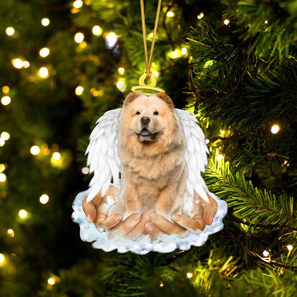 Chow Chow-In The Hands Of God Xmas-Two Sided Ornament
