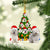 Coton De Tulear-Xmas Tree&Dog-Two Sided Ornament
