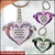 Dolphin Heart Twinkle Personalized Couple Keychain