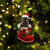 Dutch Shepherd-In Santa Boot Christmas-Two Sided Ornament