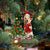 Golden Retriever-Reindeer Christmas-Two Sided Ornament