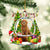 Goldendoodle-Christmas Crystal Box Dog-Two Sided Ornament