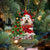 Havanese-Reindeer Christmas-Two Sided Ornament