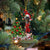 Miniature Pinscher-Reindeer Christmas-Two Sided Ornament