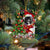 Pekingese-Reindeer Christmas-Two Sided Ornament