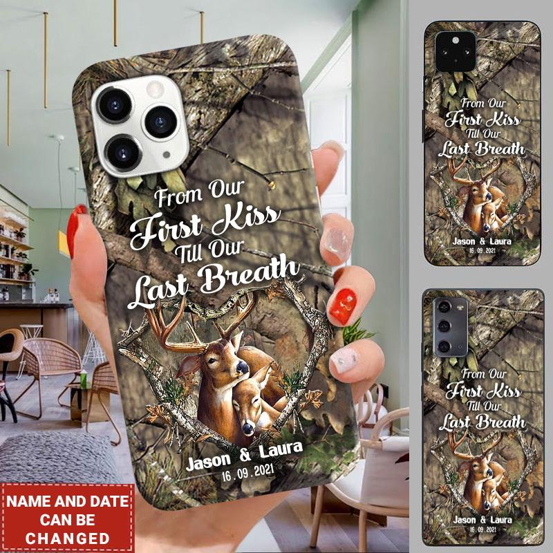 Personalized Deer Couple Matching Gift Phone Case