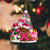 RED Cockapoo-Christmas in Pink-Two Sided Ornament