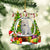 Samoyed-Christmas Crystal Box Dog-Two Sided Ornament