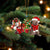 Shar Pei-Christmas girl-Two Sided Ornament
