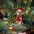 Shiba Inu-Reindeer Christmas-Two Sided Ornament