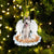 Siberian Husky-In The Hands Of God Xmas-Two Sided Ornament