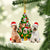 Soft Coated Wheaten Terrier-Xmas Tree&Dog-Two Sided Ornament