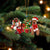 Welsh Terrier-Christmas girl-Two Sided Ornament