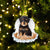 Yorkie Poo-In The Hands Of God Xmas-Two Sided Ornament